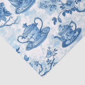 Chinoiserie French Toile Du Jouy Teppich Seidenpapier (Detail)