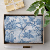 Chinoiserie French Toile Du Jouy Teppich Seidenpapier (Geschenk)