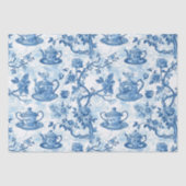 Chinoiserie French Toile Du Jouy Teppich Seidenpapier (Vorderseite)