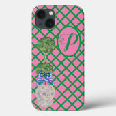 Chinoiserie Garden Topiary Ginger Jars Case-Mate iPhone Hülle (Rückseite)