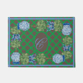 Chinoiserie Garden Topiary Ginger Jars Fußmatte (Vorderseite)