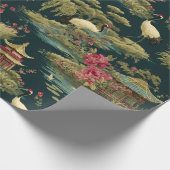 Chinoiserie-Gartendekor Geschenkverpackungspapier Geschenkpapier (Ecke)