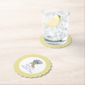 Chinoiserie Gelbes High-Heel-Brautparty Untersetzer (Vor Ort)