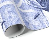 Chinoiserie Geschenkpapier (Rolleneckpunkt)