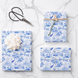 Chinoiserie Geschenkpapier Set