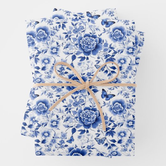 Chinoiserie Geschenkpapier Set (Beispiel)