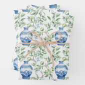 Chinoiserie Geschenkpapier Set (Beispiel)