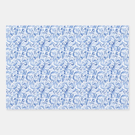 Chinoiserie Geschenkpapier Set (Vorderseite 2)