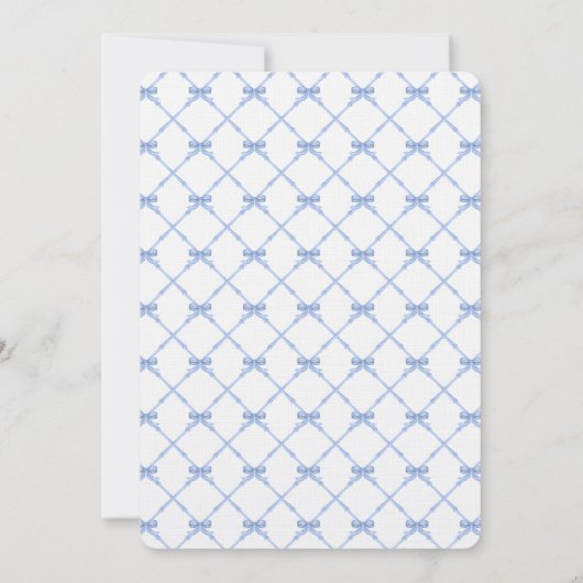 Chinoiserie Ginger Jar CHRISTMAS Party Einladung (Rückseite)