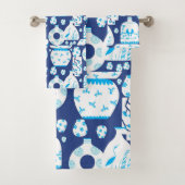 Chinoiserie Ginger Jar Jars Badhandtuch Set (Insitu)