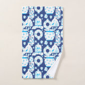 Chinoiserie Ginger Jar Jars Badhandtuch Set (Handtuch)