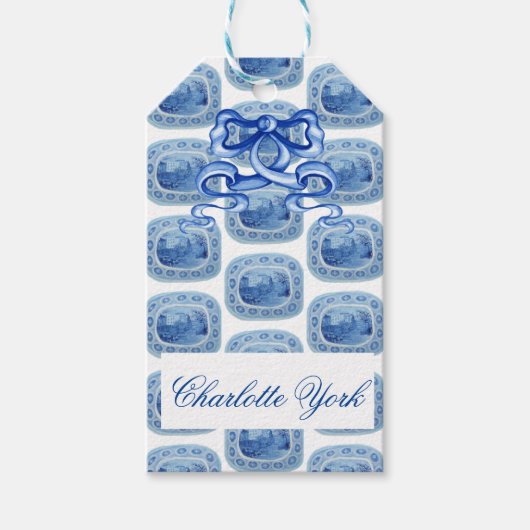 Chinoiserie Ginger Jar Jars Geschenkanhänger (Vorderseite)