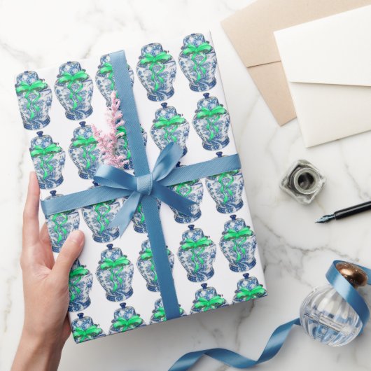 Chinoiserie Ginger Jar Jars  Geschenkpapier (Schenken)