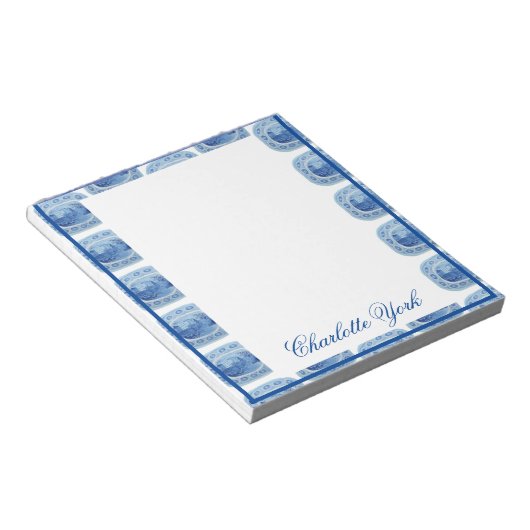 Chinoiserie Ginger Jar Jars Notepad Notizblock (angewinkelt)