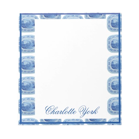 Chinoiserie Ginger Jar Jars Notepad Notizblock (Vorderseite)