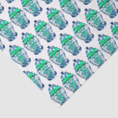 Chinoiserie Ginger Jar Jars Tissue Paper Seidenpapier (Ausschnitt)