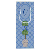 Chinoiserie Ginger Jar Jars Topiary Basket Geschenktüte Für Weinflaschen (Vorderseite)