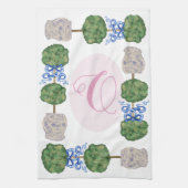 Chinoiserie Ginger Jar Jars Topiary Basket Geschirrtuch (Vertikal)