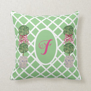 Chinoiserie Ginger Jar Jars Topiary  Kissen