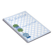 Chinoiserie Ginger Jar Jars Topiary Notebook Notizblock (Rechte Seite)