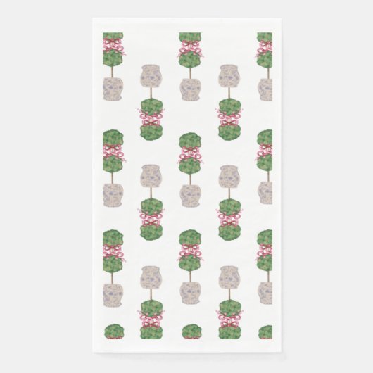 Chinoiserie Ginger Jar Jars Topiary Serviette (Vorderseite)