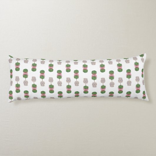 Chinoiserie Ginger Jar Jars Topiary Throw Seitenschläferkissen (Rückseite)
