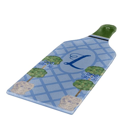 Chinoiserie Ginger Jar Jars Topiary Wine Schneidebrett (Ecke)