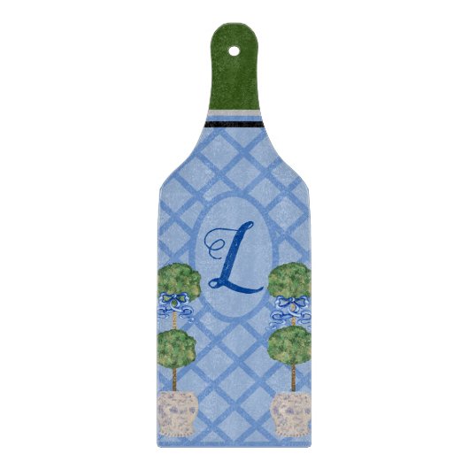 Chinoiserie Ginger Jar Jars Topiary Wine  Schneidebrett (Vorderseite)