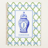Chinoiserie Ginger Jar | Monogramm Planer (Vorderseite)