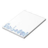 Chinoiserie Ginger Jar Notepad Notizblock (Rotiert)