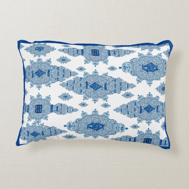 Chinoiserie Ginger Jars Jar Chinese Dekokissen (Rückseite)