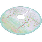 Chinoiserie, großmütig polyester weihnachtsbaumdecke (Schrägansicht)