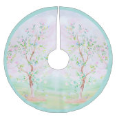 Chinoiserie, großmütig polyester weihnachtsbaumdecke (Vorderseite)