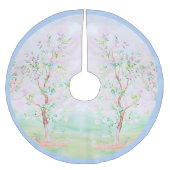 Chinoiserie, großmütig polyester weihnachtsbaumdecke (Vorderseite)