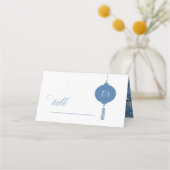 Chinoiserie Hanging Lantern Motif ID1094 Platzkarte (Vorderseite)