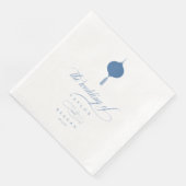 Chinoiserie Hanging Lantern Motif ID1094 Serviette (Ecke)