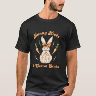 Chinoiserie Hase Bunny Kicks Karottenstöcke Kaninc T-Shirt