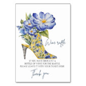 Chinoiserie High-Heel Schuhputzmaschine/-service Tischnummer (Rückseite)