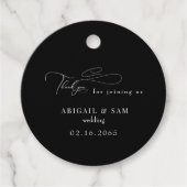 Chinoiserie Hochzeit Geschenkanhänger (Vorderseite)