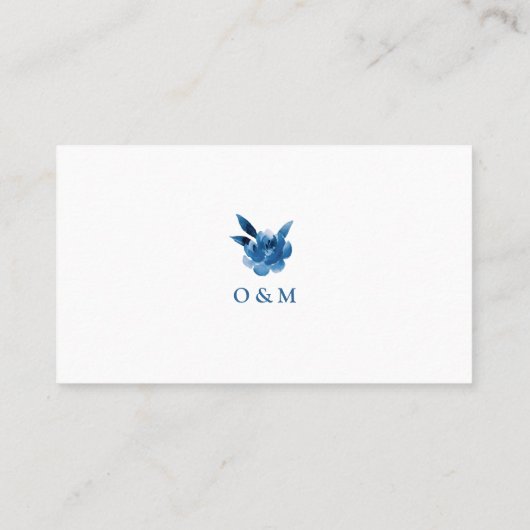 Chinoiserie Hochzeit Platzkarten (Rückseite)