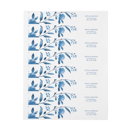 Chinoiserie Hochzeitsmonogramm (Bogen)