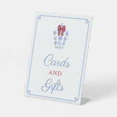 Chinoiserie Holidays Polterabend Karten und Gesche Sockelschild (Vorderseite)