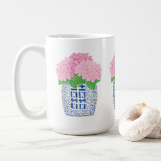 Chinoiserie Hydrangea Tasse