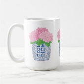 Chinoiserie Hydrangea Tasse (Links)