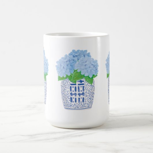Chinoiserie Hydrangea Tasse (Mittel)
