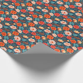 Chinoiserie in hellen Farben Geschenkpapier (Ecke)