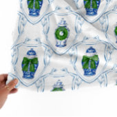Chinoiserie Ingwer-Gefäß Monogrammiert  Fleecedecke
