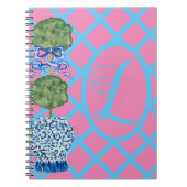 Chinoiserie Ingwer Jars Topirade Notizblock (Vorderseite)