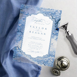 Chinoiserie-Inspiriert Muster ID1094 Acryleinladungen