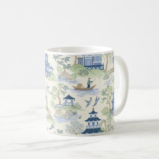 Chinoiserie Kaffeetasse (VorderseiteRechts)